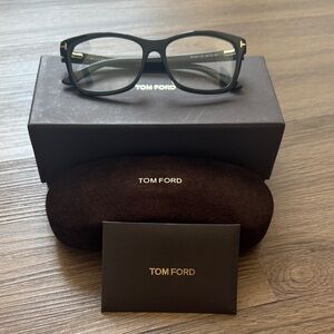 NWT Tom Ford Black Frame Optical Eyeglasses